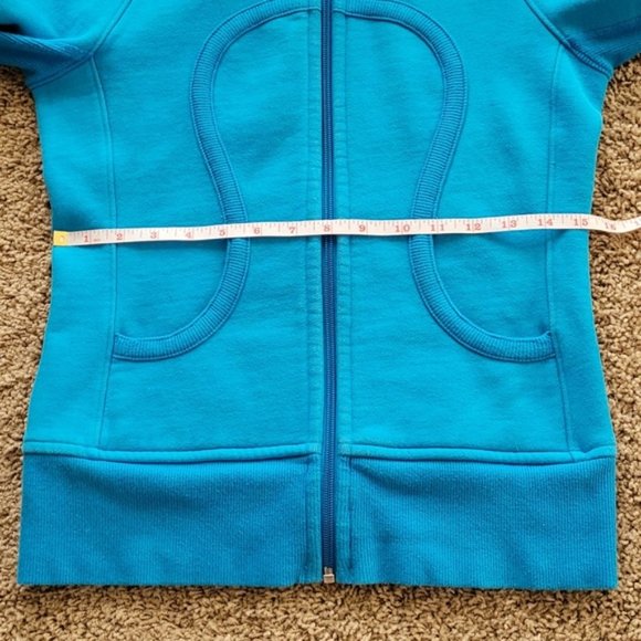 Lululemon blue scuba hoodie Size 4 - Picture 10 of 10